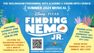 Willingham Performing Arts Academy - OPEN AUDITIONS - Finding Nemo Jr. - April 27 (12-2pm & 2-4pm)