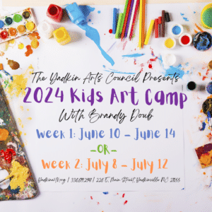 REGISTRATION NOW OPEN - 2024 Art Camp with Brandy Doub (for Ages 6-13)